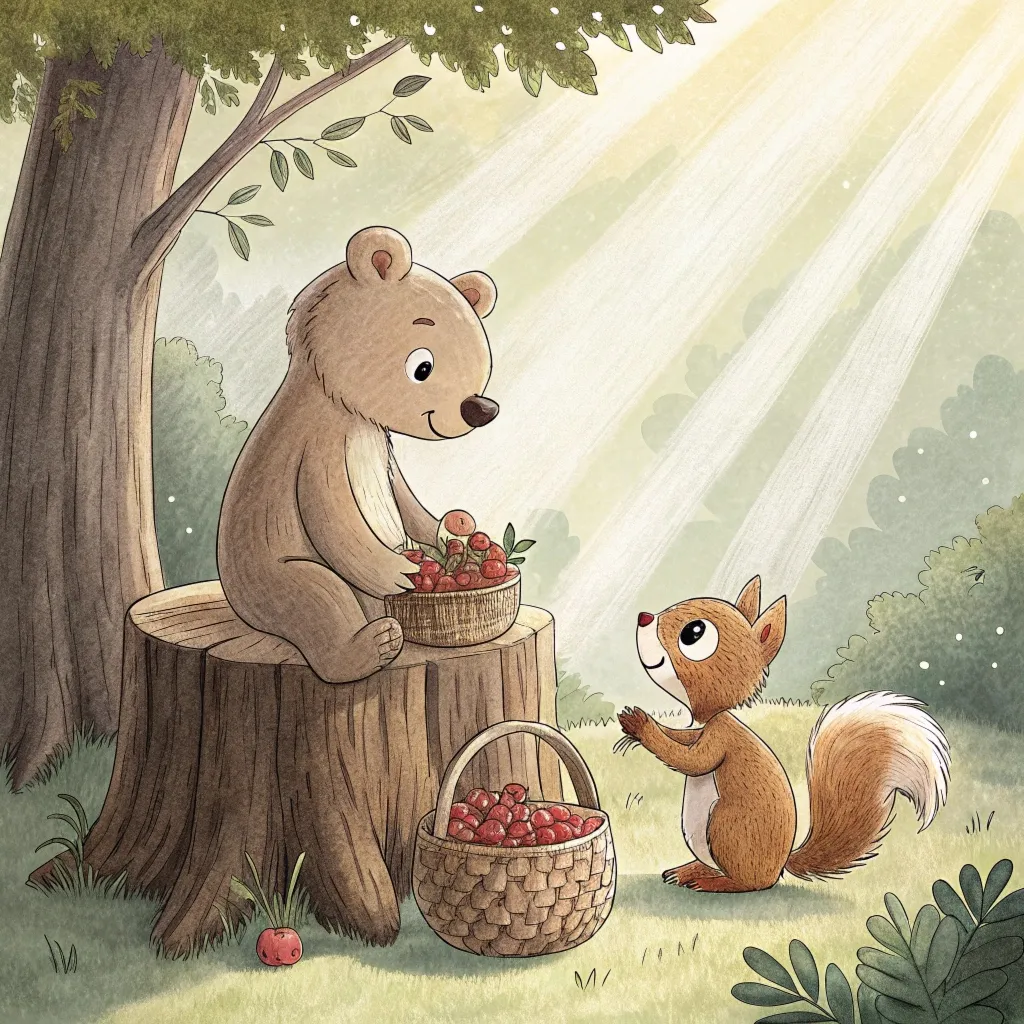 Про ведмедика Василя та білочку Наталку