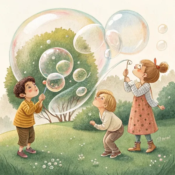 Секрет величезних мильних бульбашок