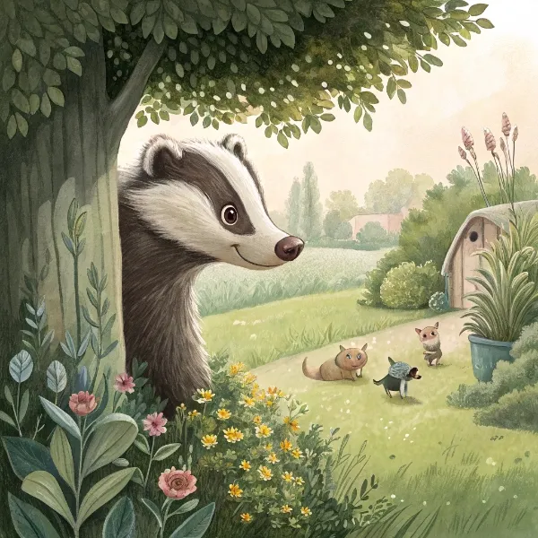 Сором’язливий борсук Люки