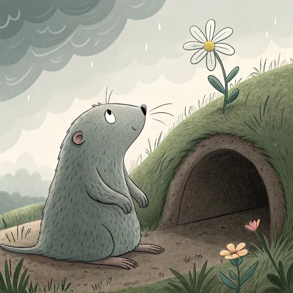 Сумний кріт Лео