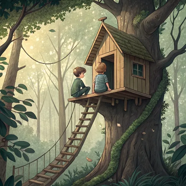 Тарас, Рома і будинок на дереві