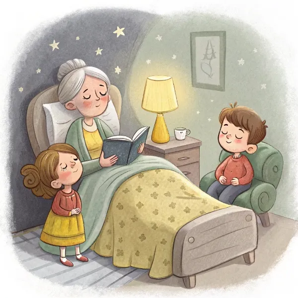 Тихо, бабуся відпочиває