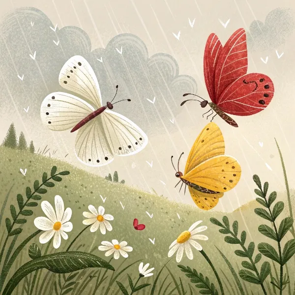 Три метелики