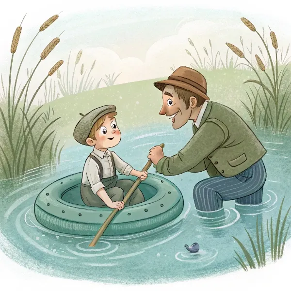 Водяник і Франта, який не вміє плавати