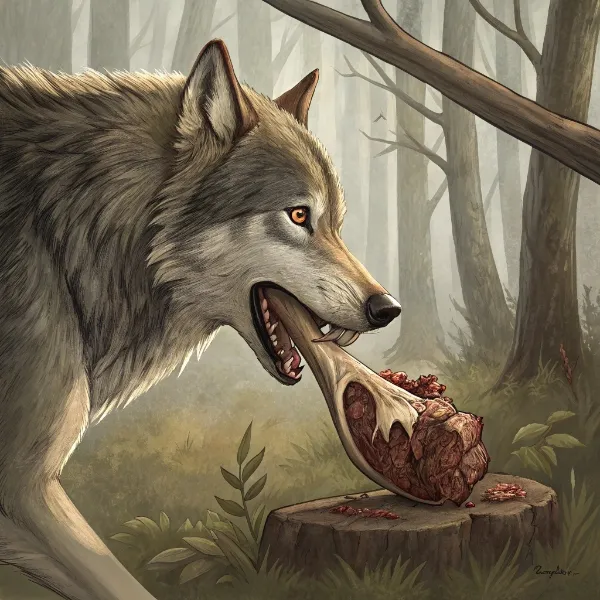 Вовк і бусел