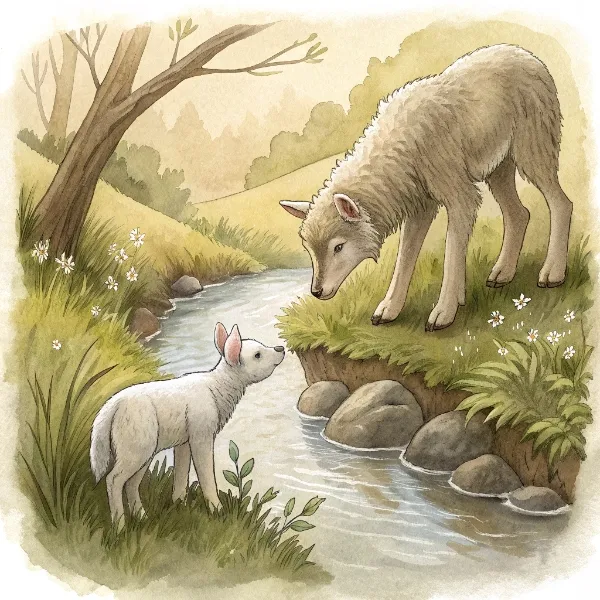 Вовк і ягня