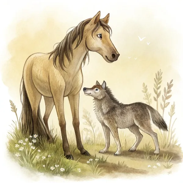 Вовк і кобила