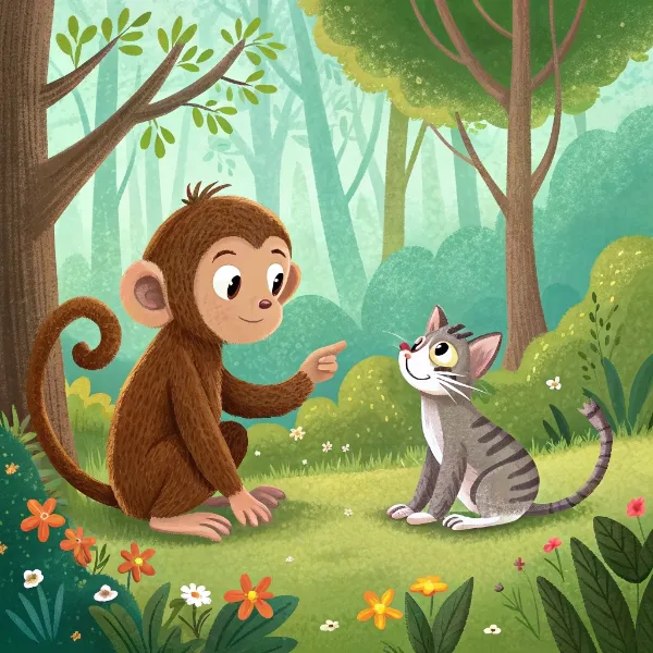 Хитра Мавпочка і довірливий Котик