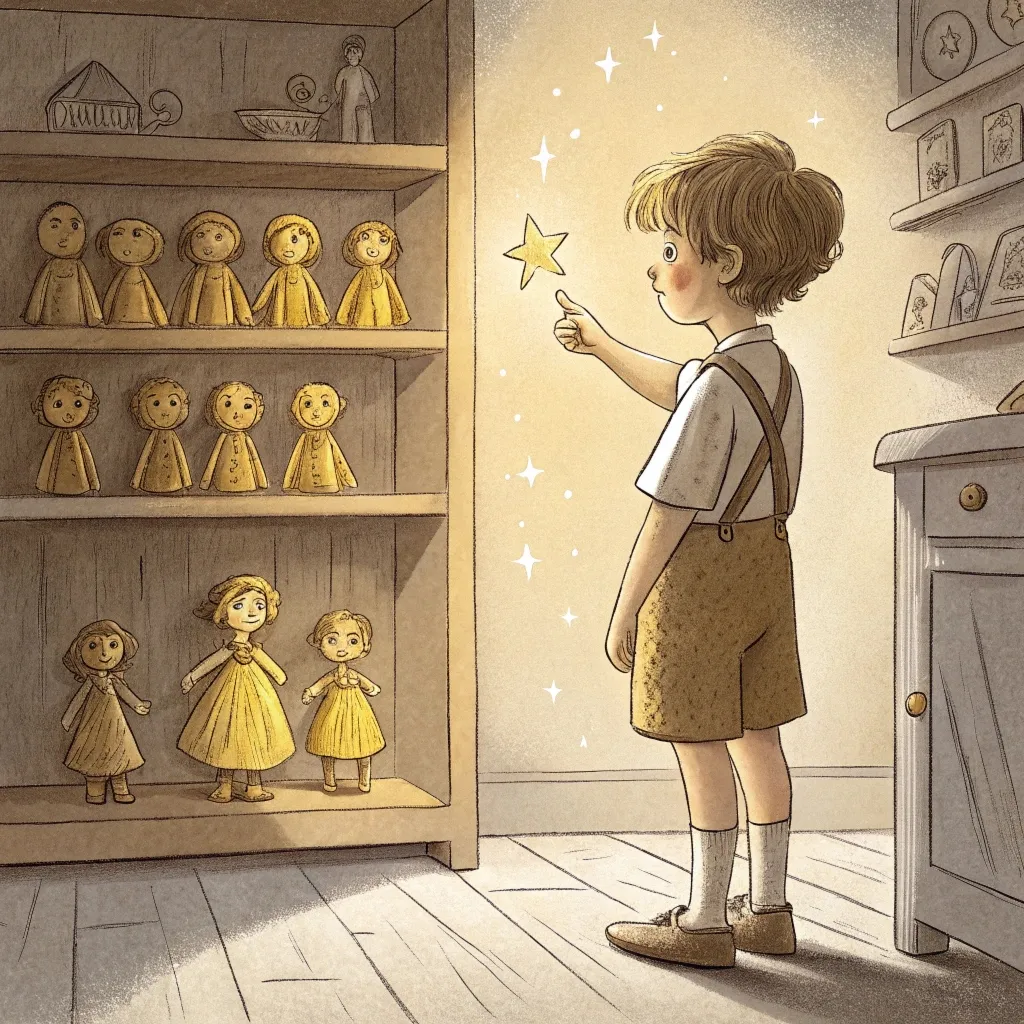 Хлопчик та золоті ляльки