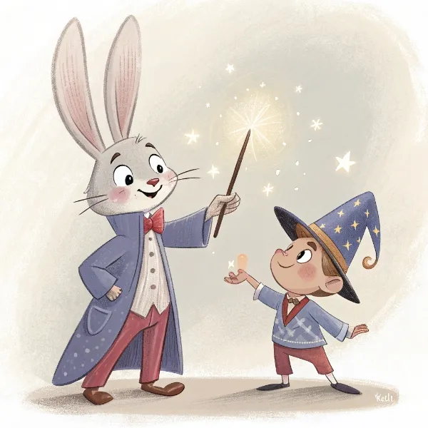 Зайчик хвалько і маленький чарівник