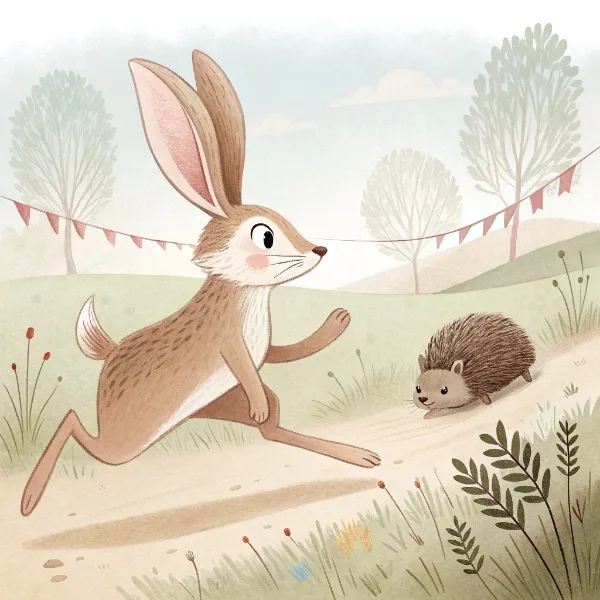 Заєць та їжак