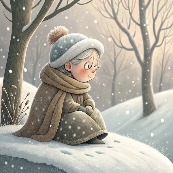 Зажурилася бабуся Зима