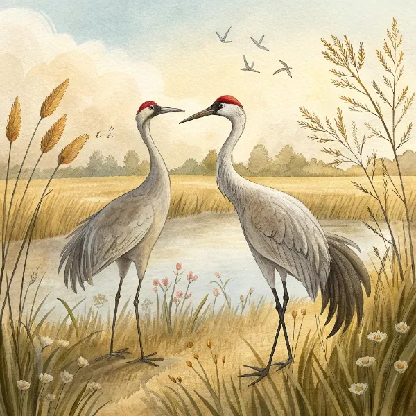 Журавель та Чапля